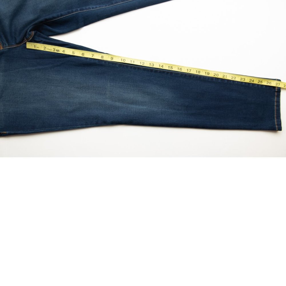 Chico's Platinum Jeggings Spandex Denim Stretch Pull On Blue Size 00 P (XS) New - Picture 8 of 8